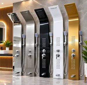 Multi-Function Shower Panel With Jets Handheld Wand