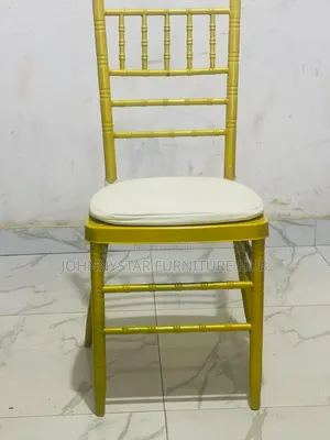 Gold Event Chivalry Chairs With Cushion