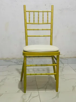 Gold Event Chivalry Chairs With Cushion