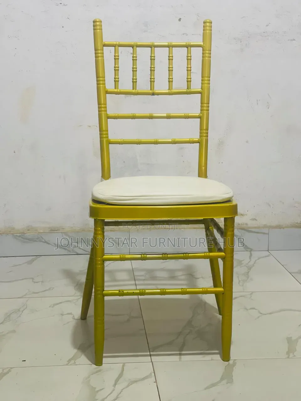 Gold Event Chivalry Chairs With Cushion