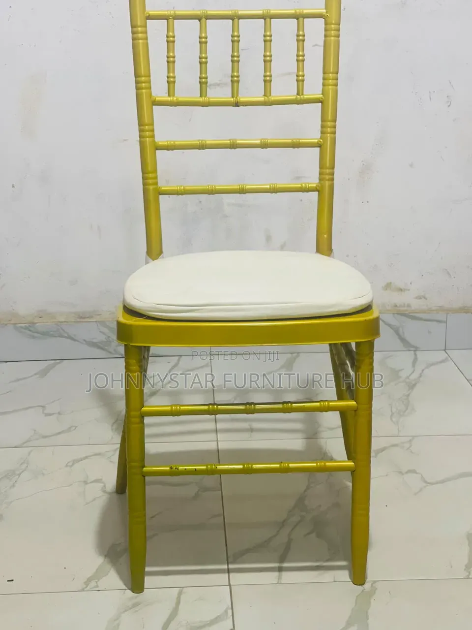 Gold Event Chivalry Chairs With Cushion