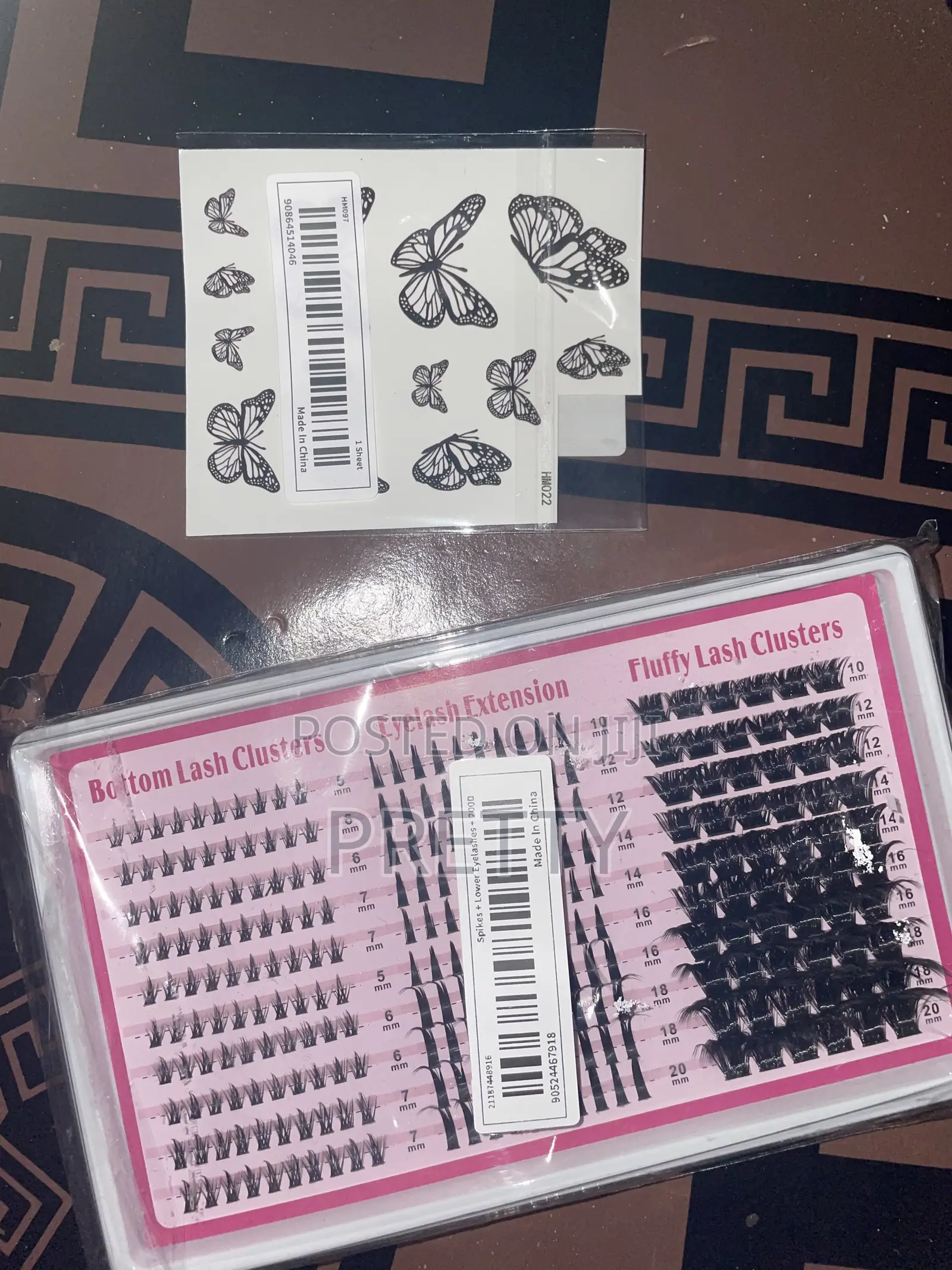 Cluster Lash and Tattoo Sticker