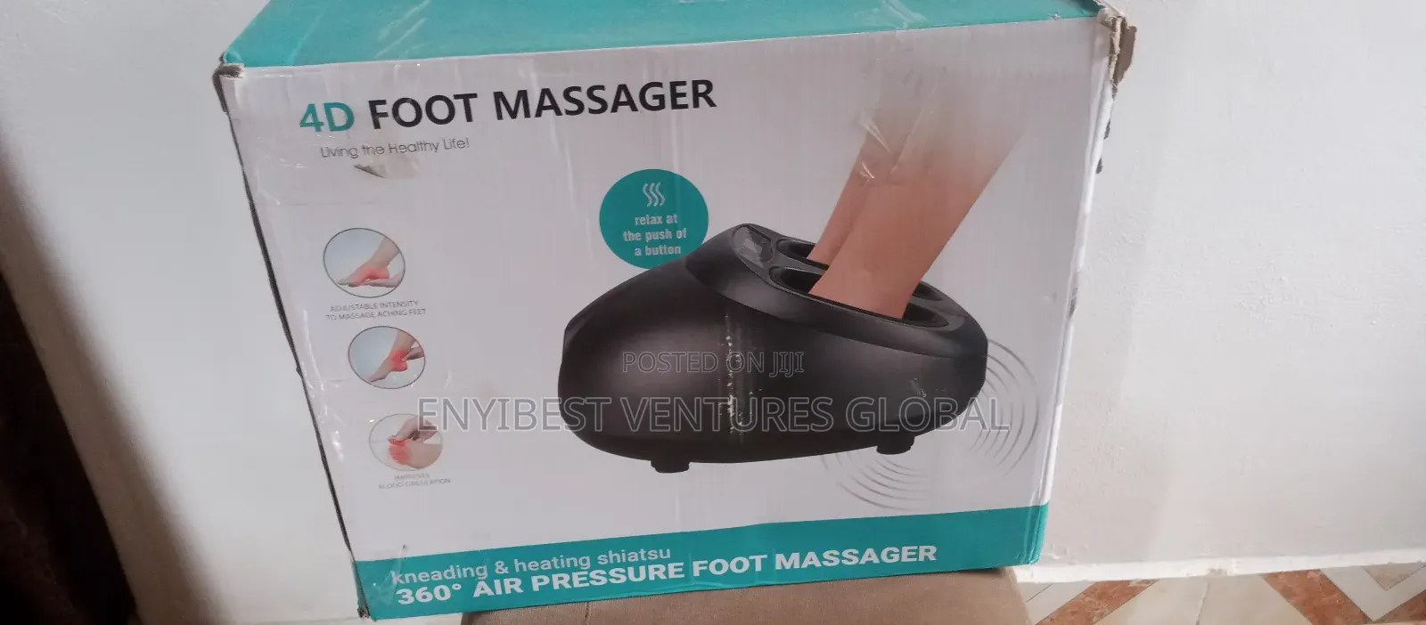4D Foot Massager – Kneading, Heating Air Pressure