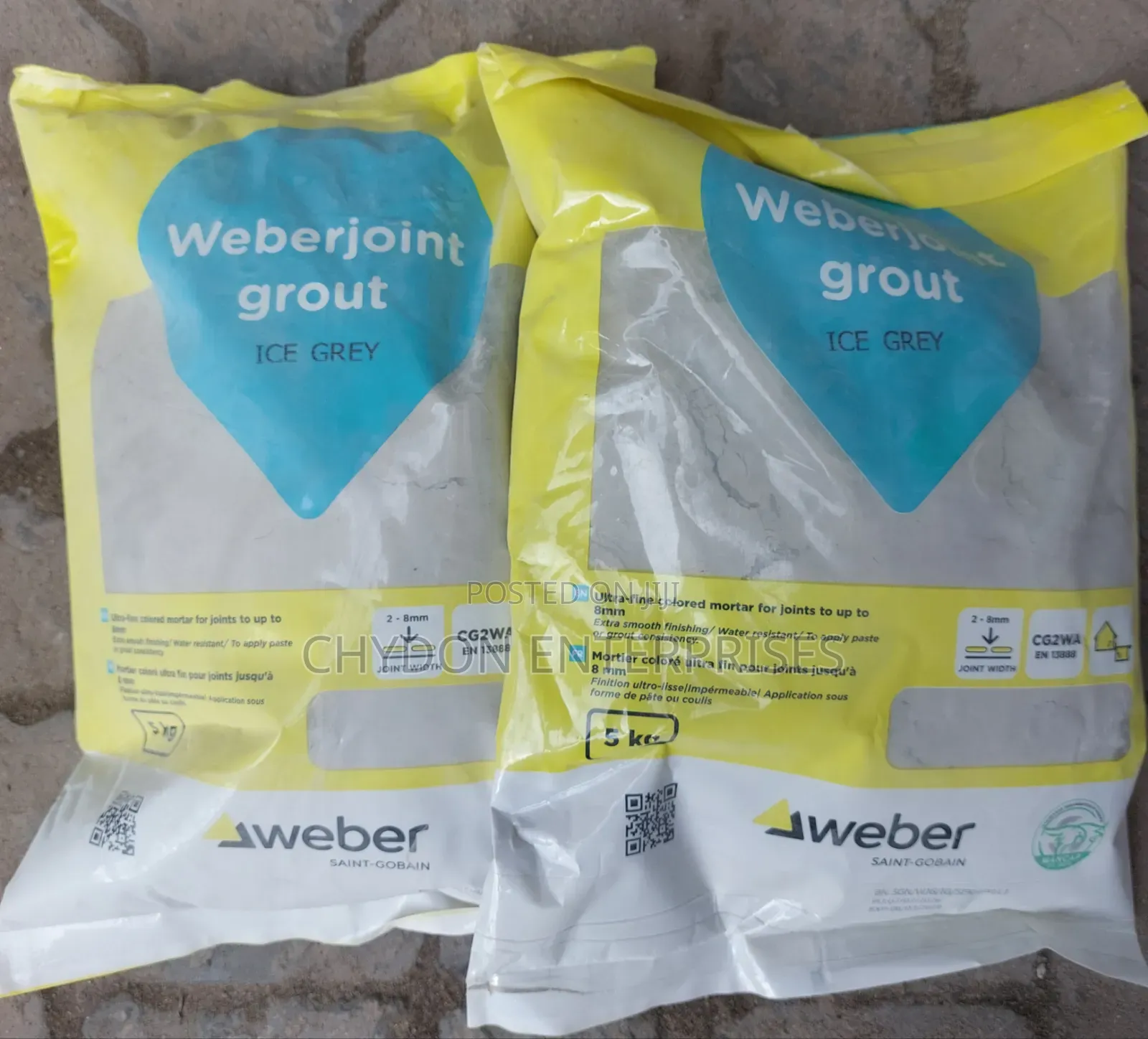 Weber Grout Grey Colour 5kg Original Product