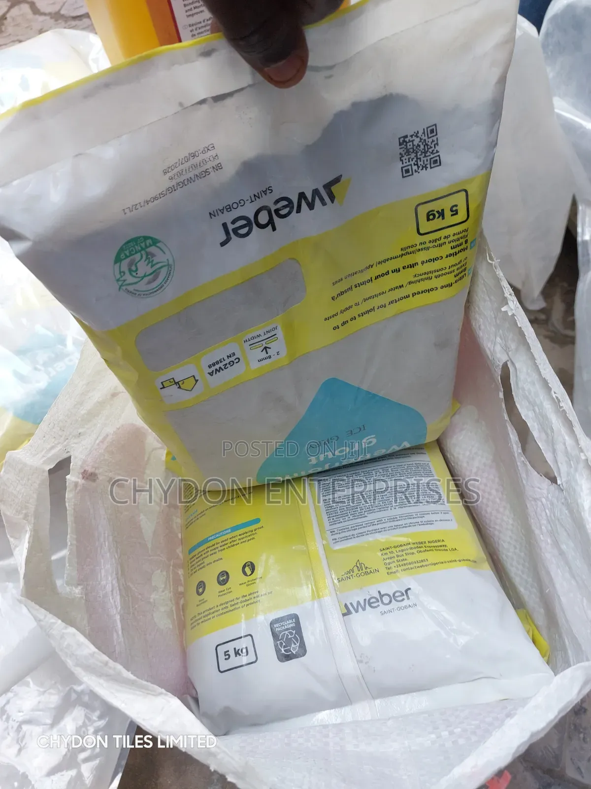 Weber Grout Grey Colour 5kg Original Product