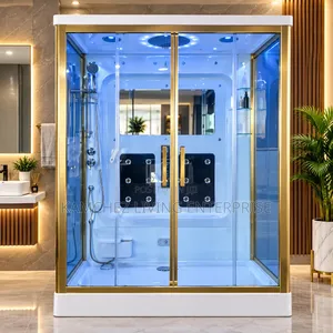 Luxury 90 by 150cm Shower Cubicle With Steam Bath