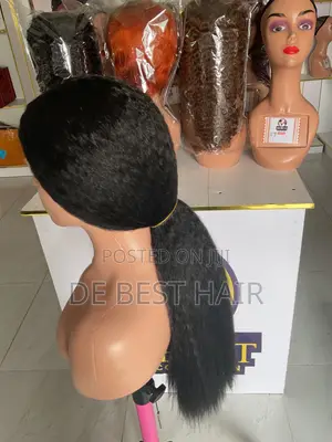 Human Hair Blend With 5*5 Closure Natural Color 26 Inches SDD Kim K