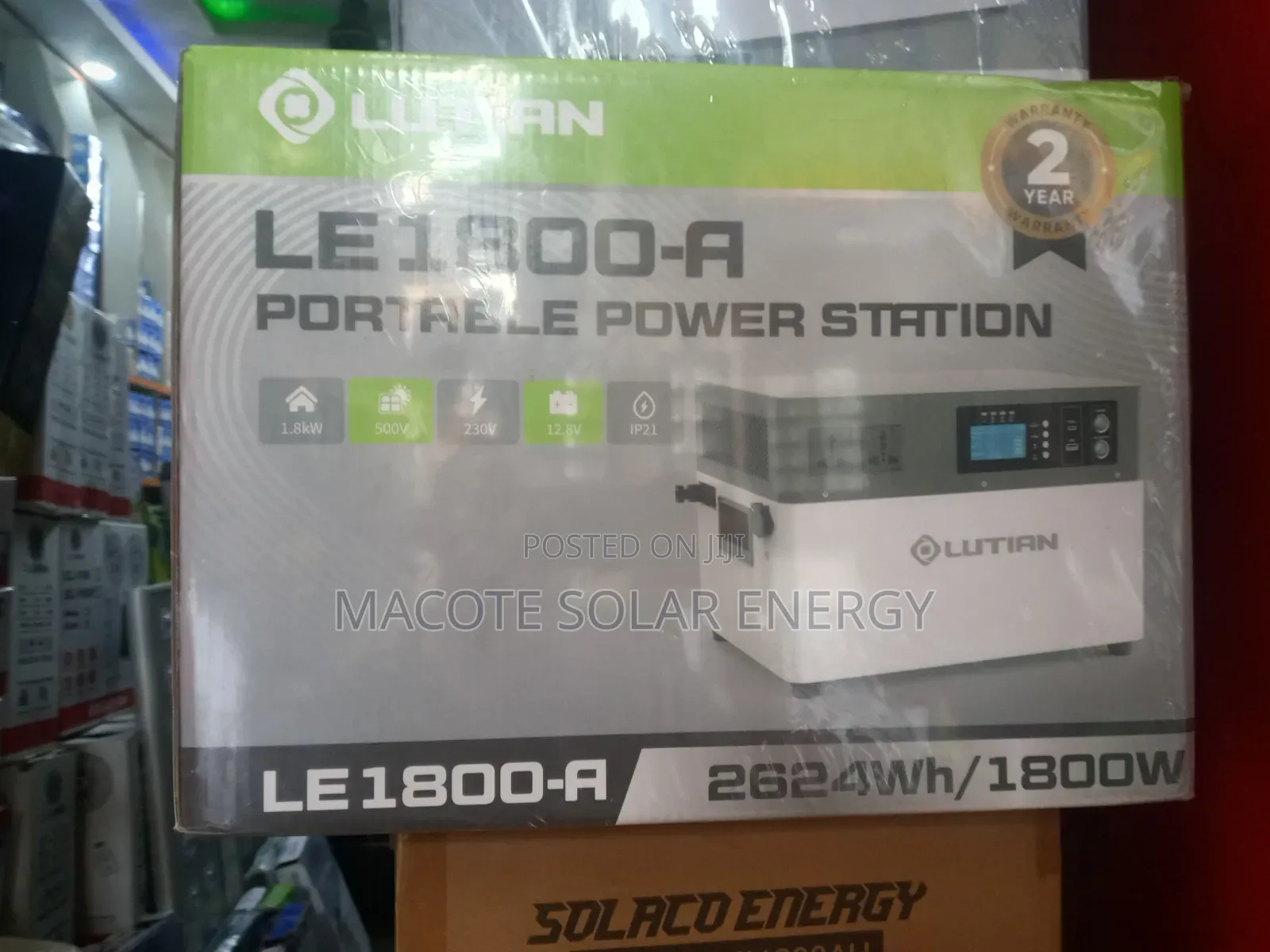 1800w Solar Genarator Super Strong and Reliable