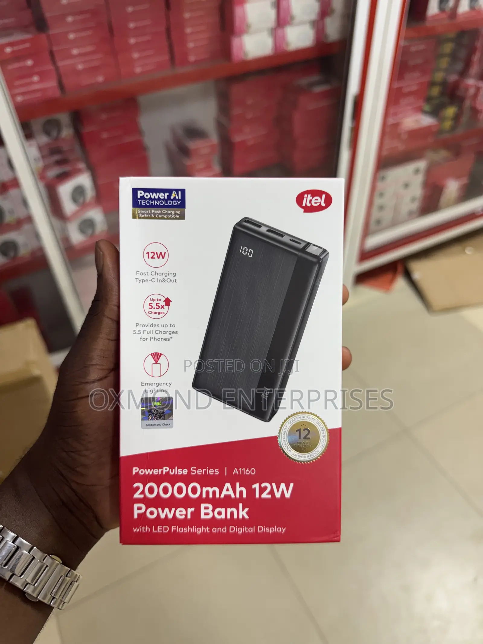 Itel 20,000 Mah Power Bank