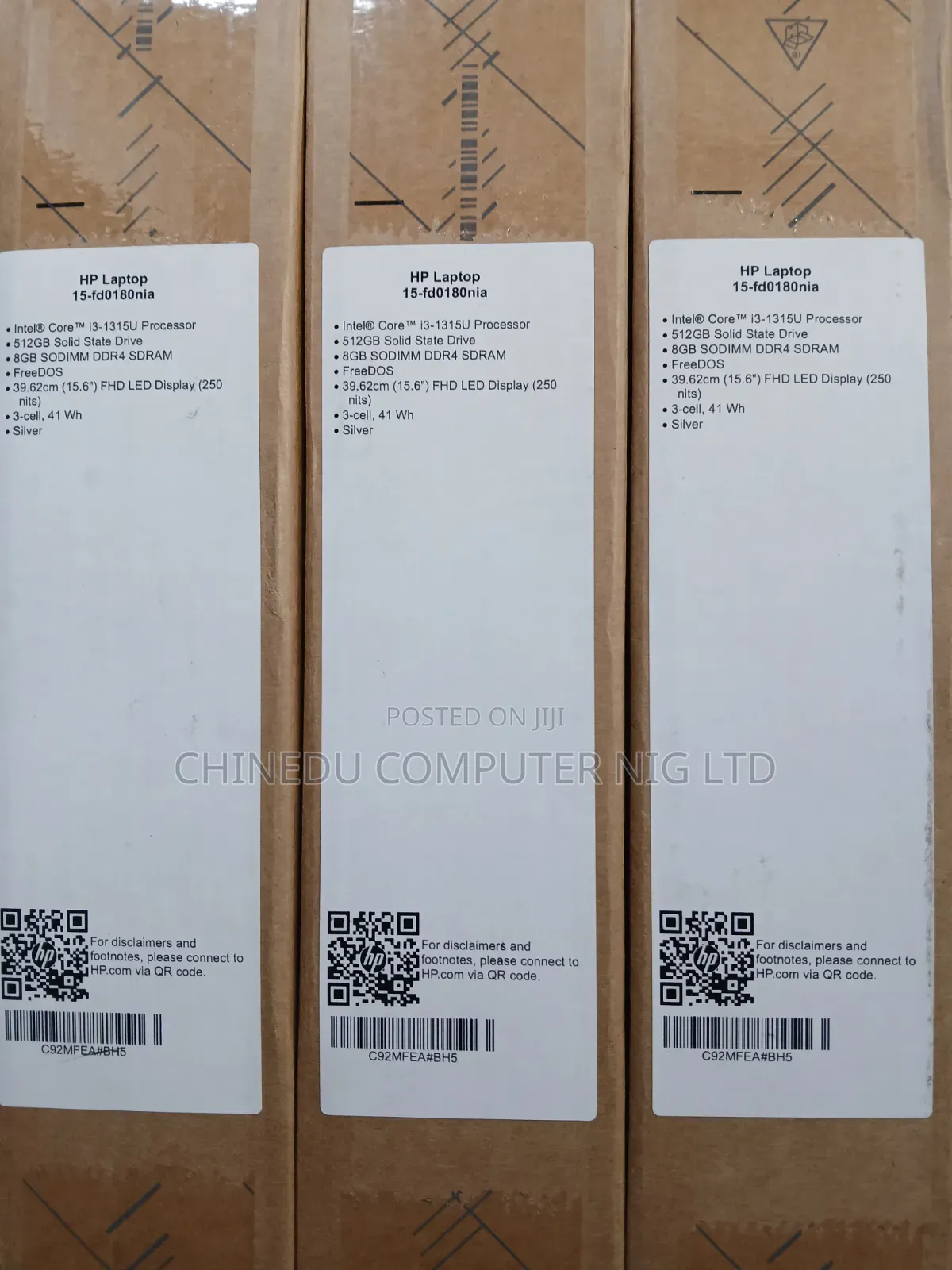 New Laptop HP 15 8GB Intel Core i3 SSD 512GB