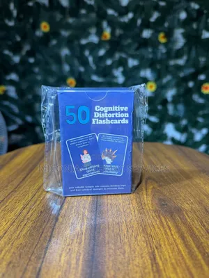 50 Cognitive Distortion Flashcards – Mental Wellness Cards