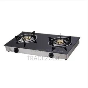 Scanfrost SFTTC2004C Table Top 2-Burner Gas Cooker With Glass Top
