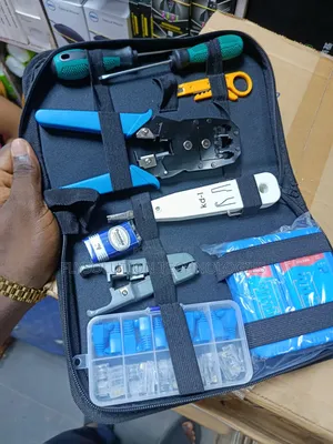 Professional Network Maintenance Toolkit Used for Installing