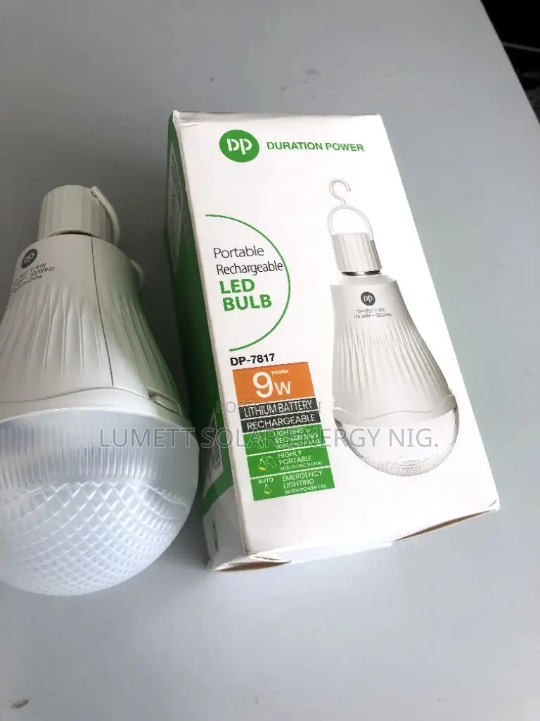 DP 9W Rechargeable Emergency Bulb for Indoor Use