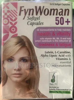 FynWoman 50+ Contains 26 Nutrients to Help Maintain Health Vitality