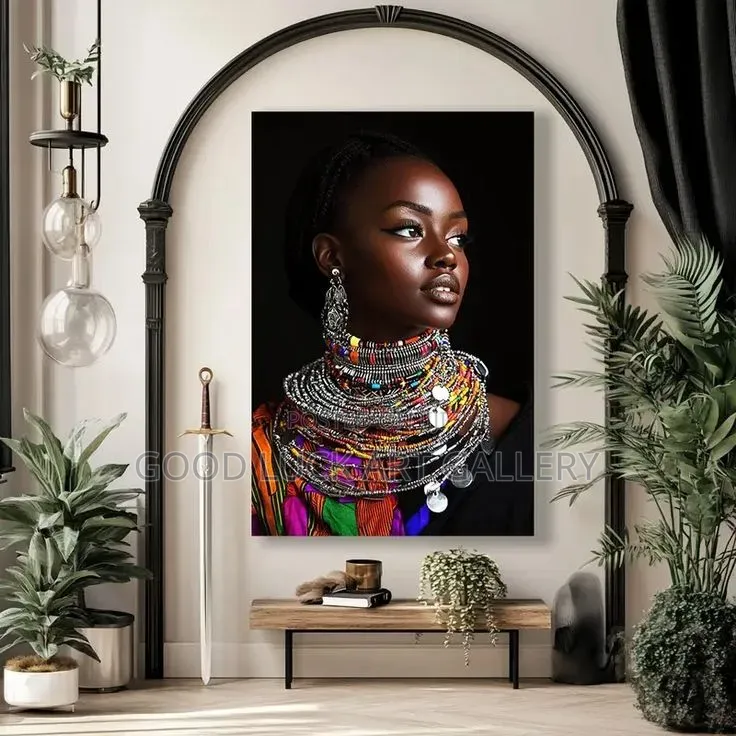 African Inspired Model Art