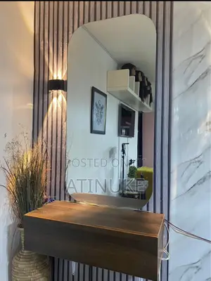 Salon Mirror and Drawer