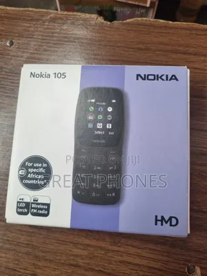 New Nokia 105 Black