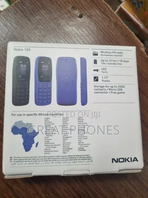 New Nokia 105 Black