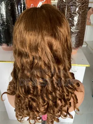 100% Human Hair, With 5*5 Closure 18 Inches Blond Color