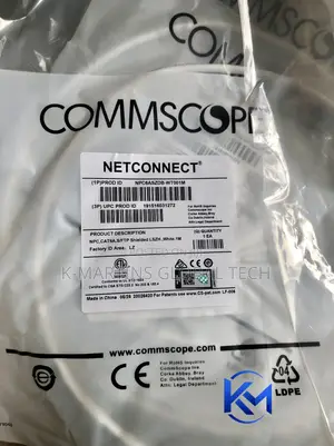CommScope Cat6A SFTP Patch Cord 1 / 3 / 5 Meter Shielded Network Cable