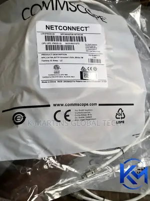 CommScope Cat6A SFTP Patch Cord 1 / 3 / 5 Meter Shielded Network Cable