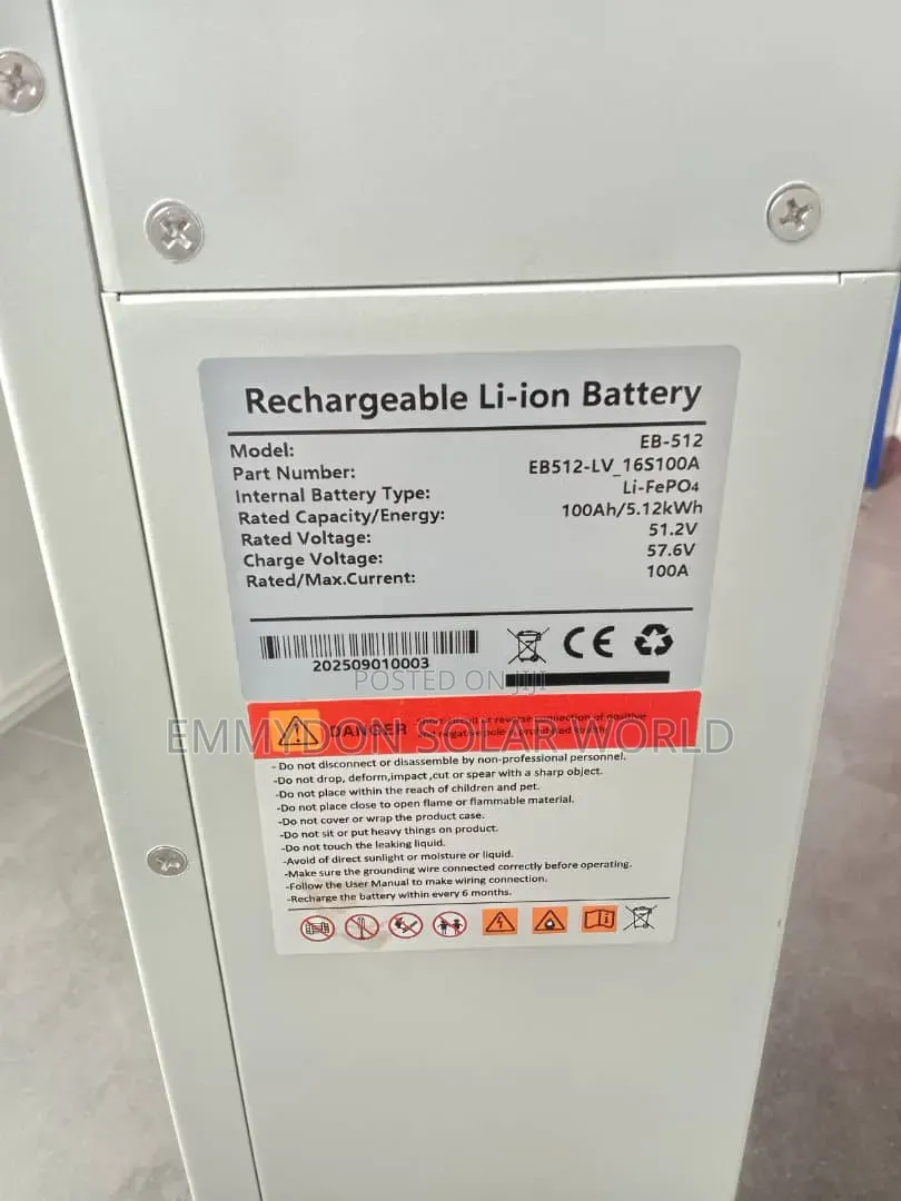 Luxsun Solar Lithium Battery 5.12kwh 48v