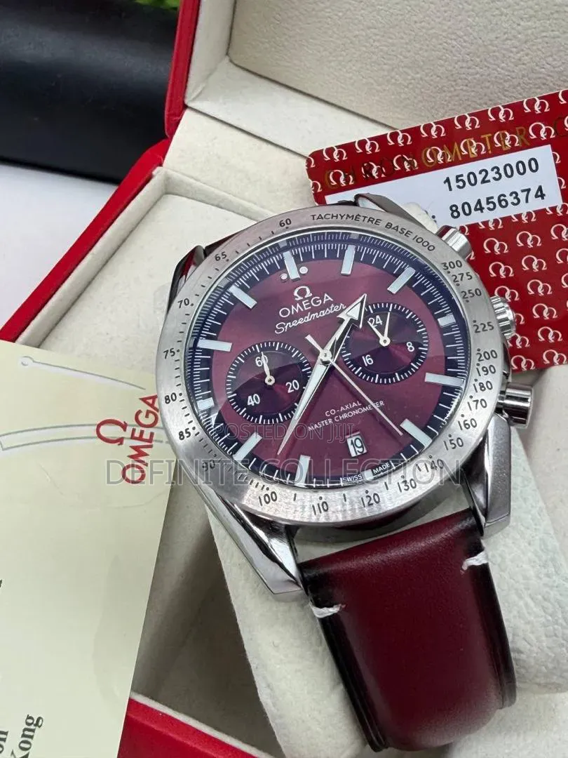 Omega Leather Wristwatch