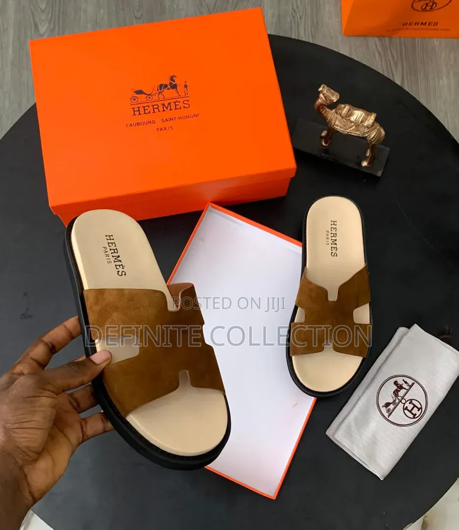 Hermes Crossed Luxury Slippers
