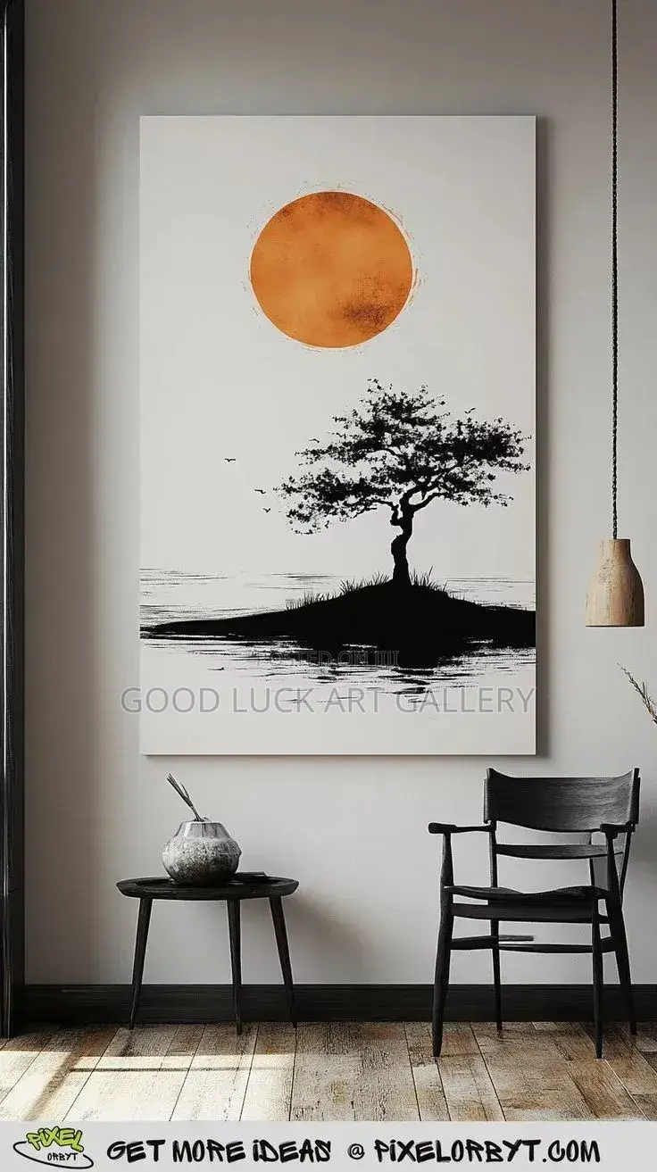 Japanese Botanical Wall Decor