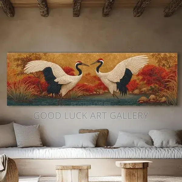 Japanese Crane Wall Art