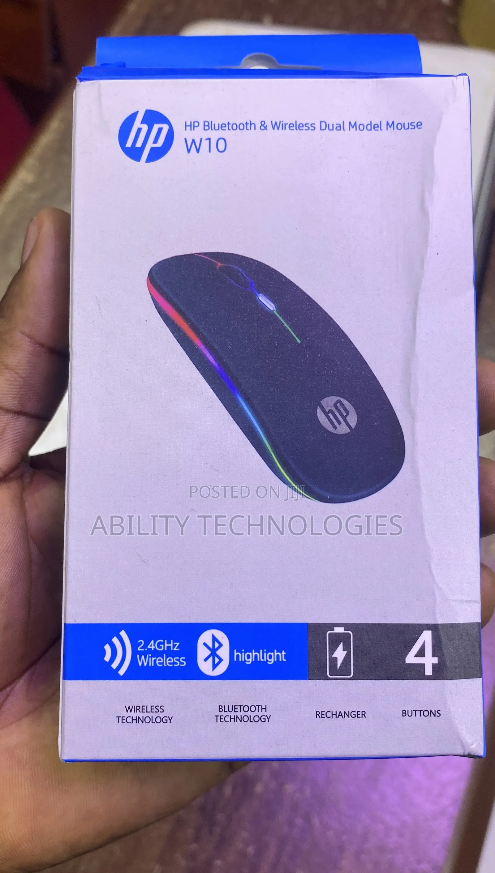 HP W10 Bluetooth Reachable Wireless Mouse
