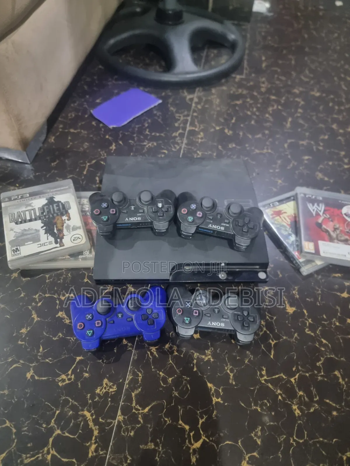 Jailbroken Ps3 With Games Installed and 4 Controllers