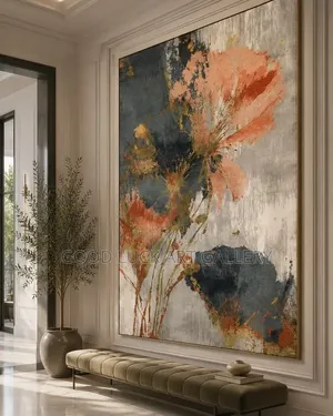 Abstract Floral Art Canvas