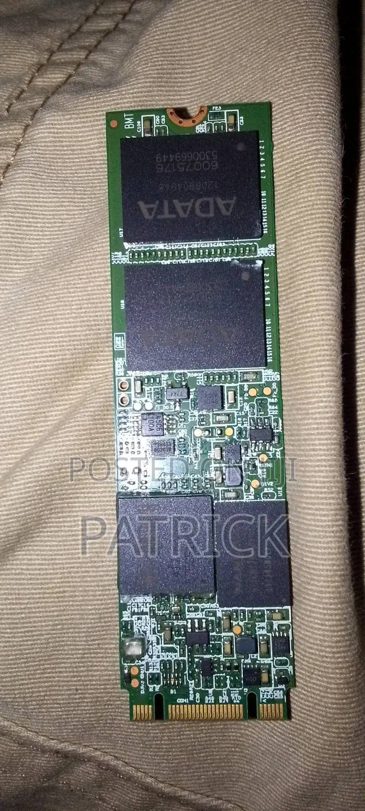 ADATA M.2 SATA SSD (JMicron JMF667H) Working Perfectly Clean Pull-Out