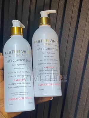 Faster White Paris,lait Eclaircimsant CARROT, Whitening Body Milk