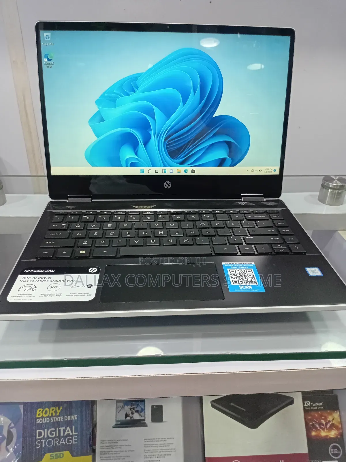Laptop HP Pavilion x360 8GB Intel Core i3 SSD 128GB
