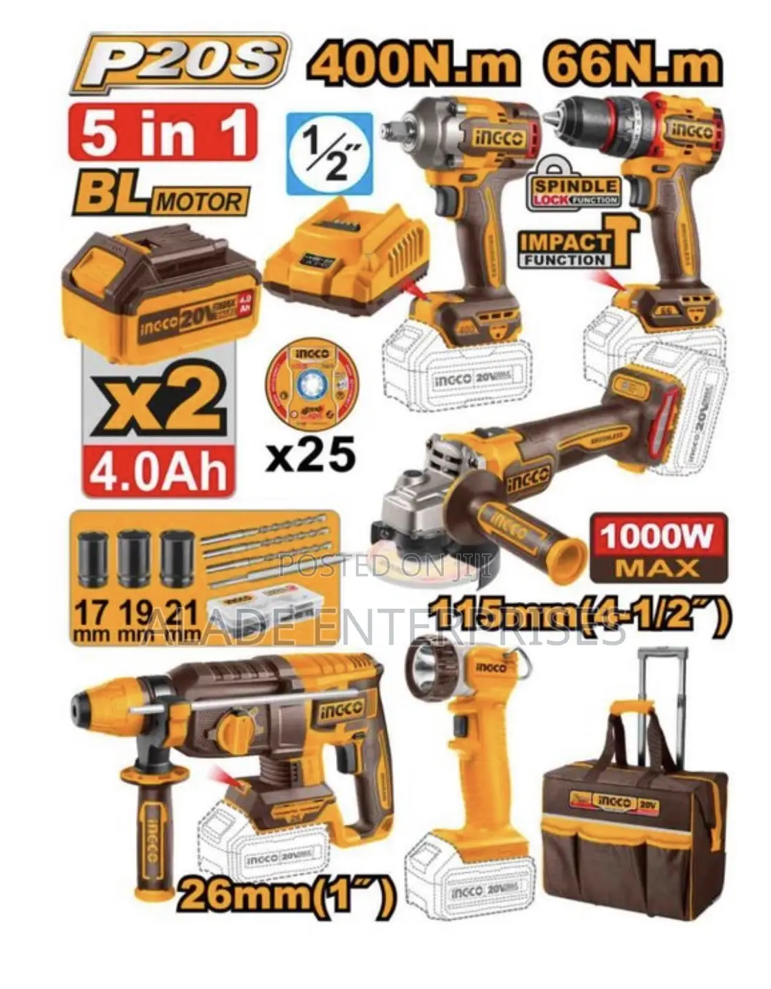 Cordless Industrial Combo Kit