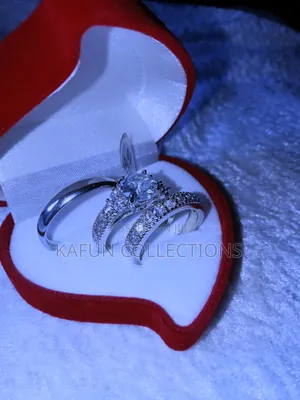 Steel and Zirconia Wedding Rings Set