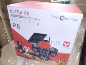 Triple Lens Solar PTZ CCTV Camera