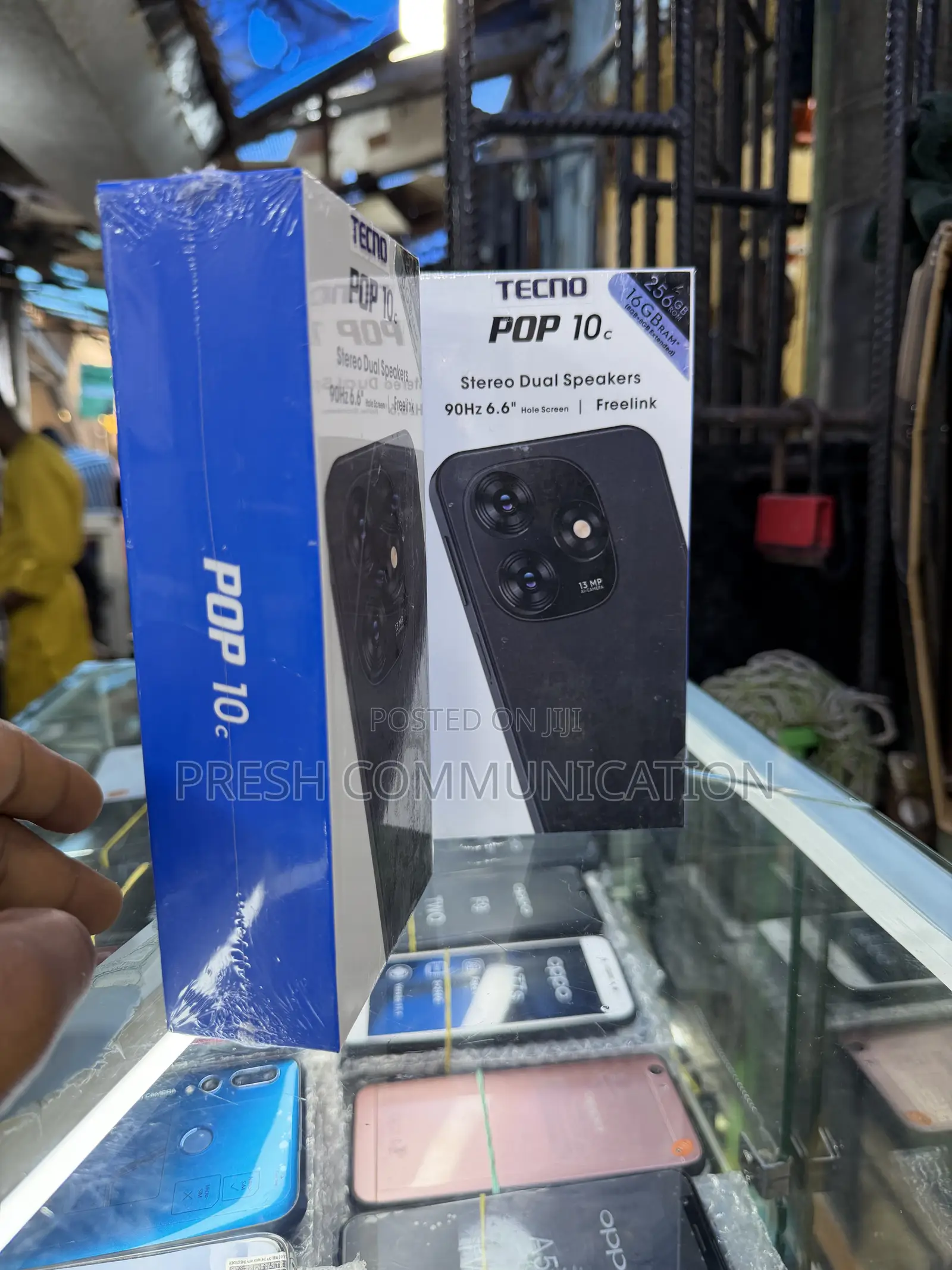 New Tecno Pop 10C 128 GB Black