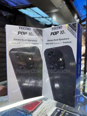New Tecno Pop 10C 128 GB Black