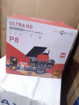 Smart Triple Lens Solar CCTV Camera