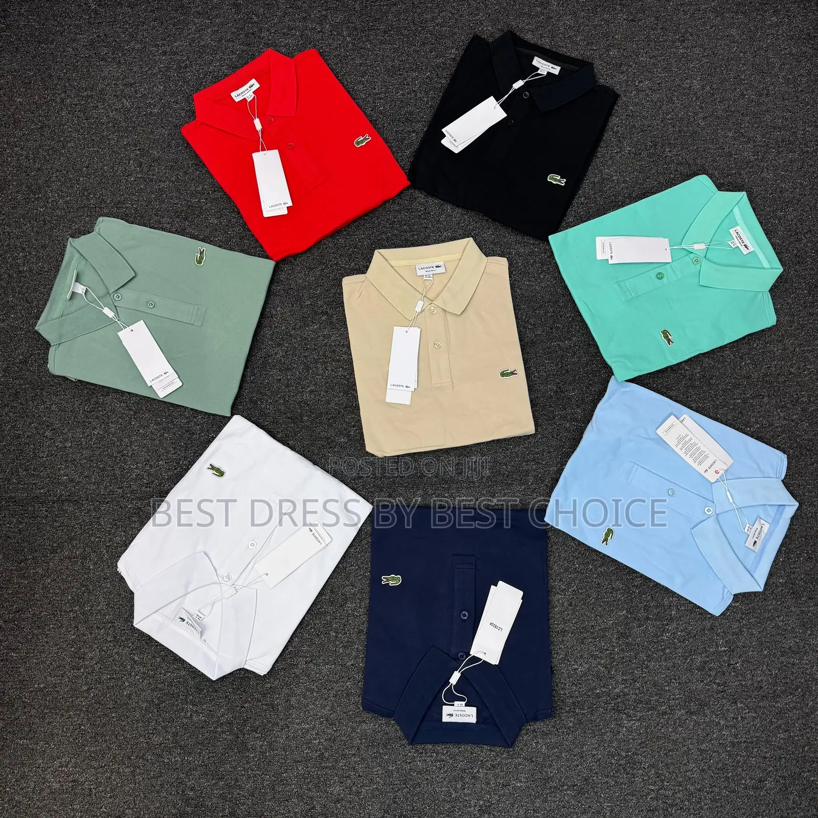 Premium Quality Lacoste Collar Neck