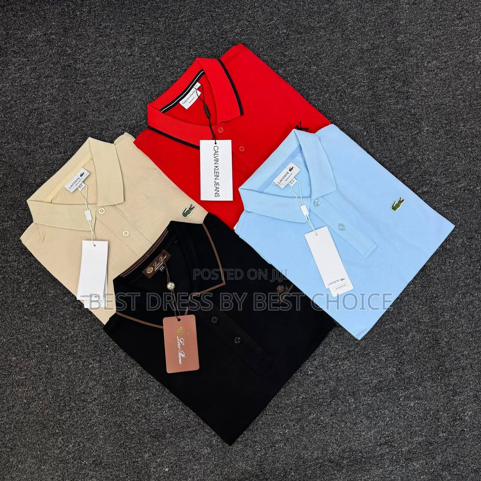 Premium Quality Lacoste Collar Neck
