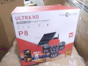PTZ Solar CCTV Camera With Three Lens Design