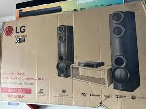 LG 1000w DVD Home Theater - Powerful Bass With Built-in Subwoofer