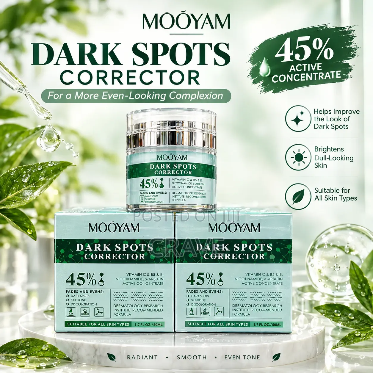 MOÓYAM Dark Spots Corrector – 50ml
