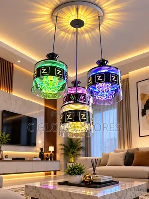 Led Glass Chandelier