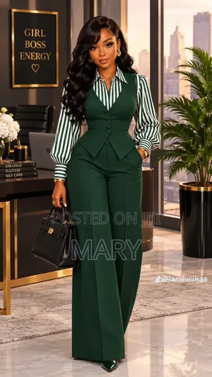 Green Pant With a Blazer